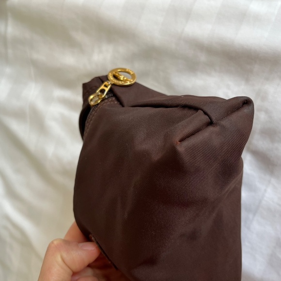 Longchamp brown cosmetic pouch - Picture 5 of 7
